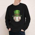 St Patricks Day Baseball Player Leprechaun Hat Men Boys Kids Youth Long Sleeve Tee St Patricks Day Baseball Player Leprechaun Hat Men Boys Kids Youth Long Sleeve Tee