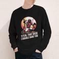 Steal That Base I Double Dare You Baseball Catcher Youth Long Sleeve Tee Steal That Base I Double Dare You Baseball Catcher Youth Long Sleeve Tee