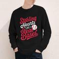 Stealing Hearts Like I Steal Bases Cute Baseball Boys Youth Long Sleeve Tee Stealing Hearts Like I Steal Bases Cute Baseball Boys Youth Long Sleeve Tee