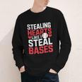 Stealing Hearts Like I Steal Bases Cute Baseball Kids Youth Long Sleeve Tee Stealing Hearts Like I Steal Bases Cute Baseball Kids Youth Long Sleeve Tee
