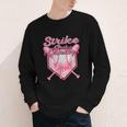 Strike Out Breast Cancer Baseball Drip For Boys Youth Youth Long Sleeve Tee Strike Out Breast Cancer Baseball Drip For Boys Youth Youth Long Sleeve Tee