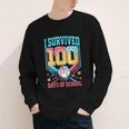 I Survived 100 Days Of School Baseball Drip Students Teacher Youth Long Sleeve Tee I Survived 100 Days Of School Baseball Drip Students Teacher Youth Long Sleeve Tee