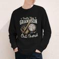 That's My Grandson Out There Jersey Number 56 Baseball Youth Long Sleeve Tee