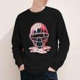Valentine Baseball Catcher Mask Ice Cream Drip Tee For Boys Youth Long Sleeve Tee Valentine Baseball Catcher Mask Ice Cream Drip Tee For Boys Youth Long Sleeve Tee