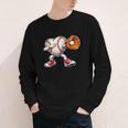 Valentine Baseball Heart Sport Love Valentines Day Boys Kids Youth Long Sleeve Tee