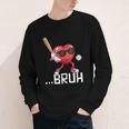 Valentines Bruh Red Heart Playing Baseball Men Boys Kids Youth Long Sleeve Tee Valentines Bruh Red Heart Playing Baseball Men Boys Kids Youth Long Sleeve Tee