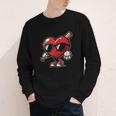 Valentines Day Baseball Heart Bat Sunglasses Men Boys Kids Youth Long Sleeve Tee Valentines Day Baseball Heart Bat Sunglasses Men Boys Kids Youth Long Sleeve Tee