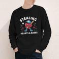 Valentines Day Baseball Stealing Hearts Bases Boys Kids Men Youth Long Sleeve Tee Valentines Day Baseball Stealing Hearts Bases Boys Kids Men Youth Long Sleeve Tee