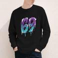 Vintage Baseball 69 Number Youth Long Sleeve Tee