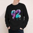 Vintage Baseball 92 Number Youth Long Sleeve Tee