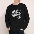 Vintage Baseball Tee Lefty Left Handed Baseball Player Youth Long Sleeve Tee Vintage Baseball Tee Lefty Left Handed Baseball Player Youth Long Sleeve Tee
