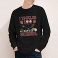 Women's 100 Days Of School Boys Kids Baseball Youth Long Sleeve Tee