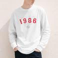 40 Year Old 1986 Classic Baseball 40th Birthday Youth Long Sleeve Tee