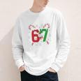 67 Baseball Christmas Candy Cane Snowflake Holiday Sports Youth Long Sleeve Tee 67 Baseball Christmas Candy Cane Snowflake Holiday Sports Youth Long Sleeve Tee