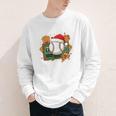 Baseball Christmas Scoreboard Celebration Premium Tri-Blend Youth Long Sleeve Tee