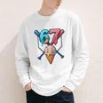 Baseball Ice Cream Drip 67 Six Seven Gen Alpha Slang Meme Youth Long Sleeve Tee Baseball Ice Cream Drip 67 Six Seven Gen Alpha Slang Meme Youth Long Sleeve Tee