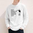 Baseball Pun Saying I'm a Stand Up Double Type Of Guy Youth Long Sleeve Tee Baseball Pun Saying I'm a Stand Up Double Type Of Guy Youth Long Sleeve Tee