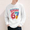 Bruh 67 Baseball Drip Number 67 Player 67th Birthday Youth Long Sleeve Tee Bruh 67 Baseball Drip Number 67 Player 67th Birthday Youth Long Sleeve Tee