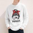 Classy Nana Life Soccer Messy Bun Baseball Mother's Day Youth Long Sleeve Tee Classy Nana Life Soccer Messy Bun Baseball Mother's Day Youth Long Sleeve Tee