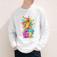 Dabbing Banana 67 Drip Baseball Drip Six Seven Joke Premium Tri-Blend Youth Long Sleeve Tee