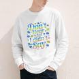 Don’t Hear What I Didn’t Say Autism Awareness Valentine Raglan Baseball Tee Youth Long Sleeve Tee