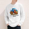 Father Son Baseball Father's Day Youth Long Sleeve Tee
