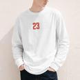 FO23VER Trendy Number 23 Baseball Team Sport For Women Men Youth Long Sleeve Tee