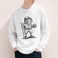 Frog Basketbal Men Women Grumpy Frog Playing Baseball Youth Long Sleeve Tee Frog Basketbal Men Women Grumpy Frog Playing Baseball Youth Long Sleeve Tee