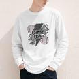 Game Day Baseball Retro Checkered Baseball Youth Long Sleeve Tee