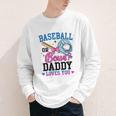 Gender Reveal Baseball Or Bows Daddy Loves You Youth Long Sleeve Tee Gender Reveal Baseball Or Bows Daddy Loves You Youth Long Sleeve Tee