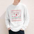Ho Ho Homerun Baseball Ugly Christmas Sweater Party Hitter Youth Long Sleeve Tee Ho Ho Homerun Baseball Ugly Christmas Sweater Party Hitter Youth Long Sleeve Tee