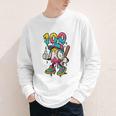 Ice Cream Drip Baseball Party 100 Days Of School Teacher Youth Long Sleeve Tee Ice Cream Drip Baseball Party 100 Days Of School Teacher Youth Long Sleeve Tee