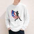 Puerto Rico Baseball Flag Player Boricua Heritage Sports Youth Long Sleeve Tee Puerto Rico Baseball Flag Player Boricua Heritage Sports Youth Long Sleeve Tee