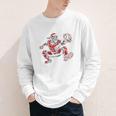 Santa Playing Baseball Catcher Merry Christmas Sport Player Youth Long Sleeve Tee Santa Playing Baseball Catcher Merry Christmas Sport Player Youth Long Sleeve Tee