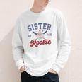 Sister Of Rookie 1st Birthday Baseball Boy Family Matching Youth Long Sleeve Tee Sister Of Rookie 1st Birthday Baseball Boy Family Matching Youth Long Sleeve Tee