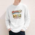 Spring Training 2026 Retro Postcard Baseball Premium Tri-Blend Youth Long Sleeve Tee