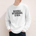 Vintage Baseball Withdrawal Is Real Premium Tri-Blend Youth Long Sleeve Tee Vintage Baseball Withdrawal Is Real Premium Tri-Blend Youth Long Sleeve Tee