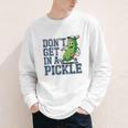 Youth Baseball Catcher Humor Don’t Get In A Pickle Youth Long Sleeve Tee Youth Baseball Catcher Humor Don’t Get In A Pickle Youth Long Sleeve Tee