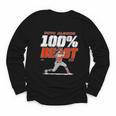 100 Beast Pete Alonso Baltimore Baseball MLBPA Youth Long Sleeve Tee