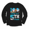 100 Days Of 5th Grade Baseball 100th Day Of School Boys Kids Youth Long Sleeve Tee 100 Days Of 5th Grade Baseball 100th Day Of School Boys Kids Youth Long Sleeve Tee