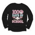 100 Days Of School Baseball 100th Day Of School Girls Youth Long Sleeve Tee