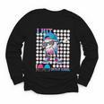 100 Days Of School Baseball Drip Boys Kids 100th Day School Youth Long Sleeve Tee
