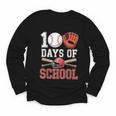 100 Days Of School Baseball Player Teacher Student Youth Long Sleeve Tee 100 Days Of School Baseball Player Teacher Student Youth Long Sleeve Tee