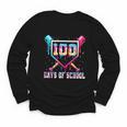 100 Days Of School Boy Kids Baseball Ice Cream Drip Teacher Youth Long Sleeve Tee 100 Days Of School Boy Kids Baseball Ice Cream Drip Teacher Youth Long Sleeve Tee