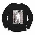 100 Days Of School Boys Kids 100th Day Balls For Baseball Youth Long Sleeve Tee 100 Days Of School Boys Kids 100th Day Balls For Baseball Youth Long Sleeve Tee