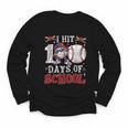 100 Days Of School Dabbing Baseball Hit Student Kids Boys Youth Long Sleeve Tee 100 Days Of School Dabbing Baseball Hit Student Kids Boys Youth Long Sleeve Tee