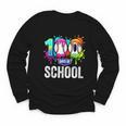 100 Days Of School Dripping Baseball Boys Kids Teacher Youth Long Sleeve Tee 100 Days Of School Dripping Baseball Boys Kids Teacher Youth Long Sleeve Tee