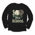 100 Days Of School Teacher Camo Baseball Boys Toddler Kids Youth Long Sleeve Tee