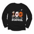 100th Day Of School Basketball Baseball Football Kids Boys Youth Long Sleeve Tee