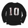 2016 10th Birthday Baseball Boys Kids Ten 10 Tenth Youth Long Sleeve Tee